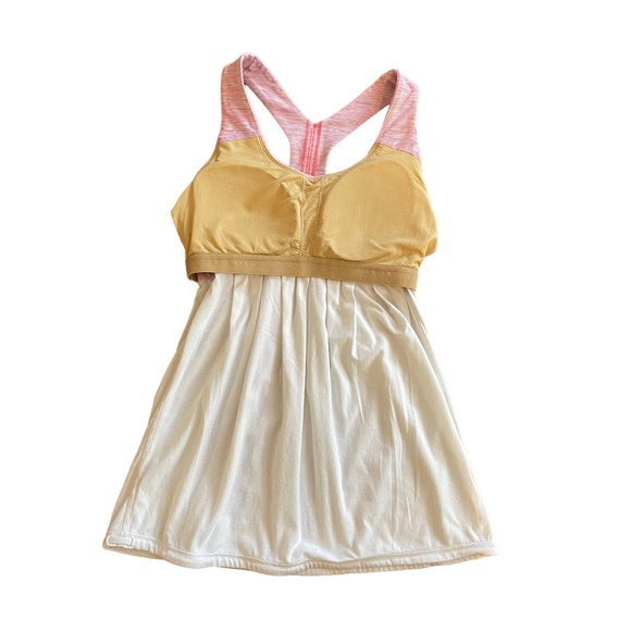 Lululemon Power Dance Tank Yoga Racerback Padded Sport Bra Size 4 - Picture 4 of 5